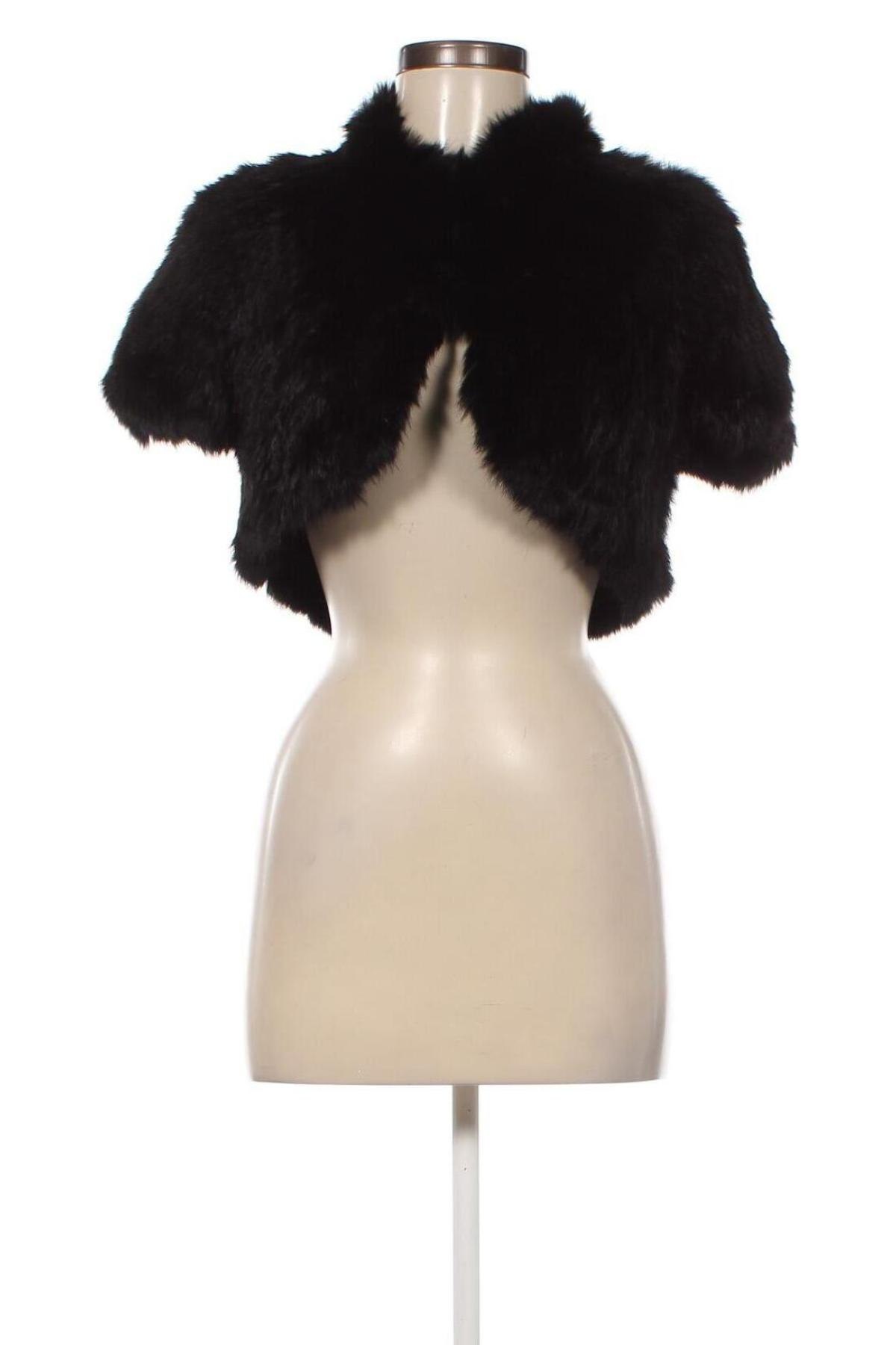 Δερμάτινο γυναικείο παλτό BCBG Max Azria, Μέγεθος XS, Χρώμα Μαύρο, Τιμή 162,91 €