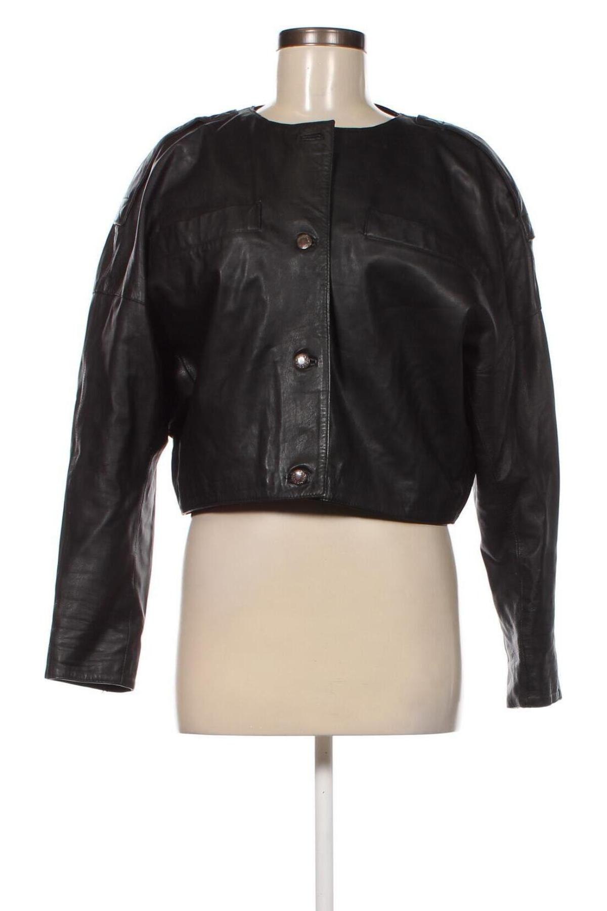 Dámska kožená bunda , Veľkosť L, Farba Čierna, Cena  32,16 €