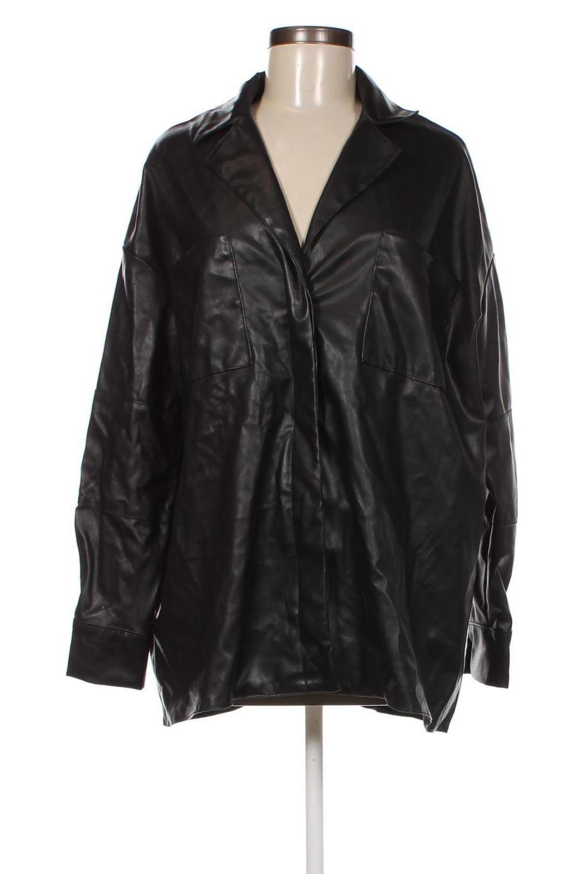 Dámska kožená bunda  ASOS, Veľkosť S, Farba Čierna, Cena  15,06 €