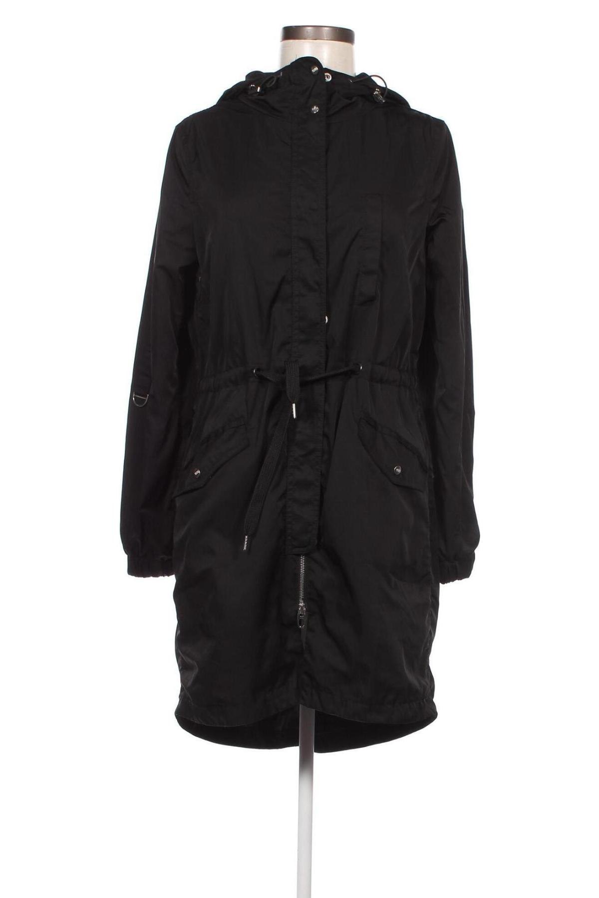 Dámska kožená bunda  Bershka, Veľkosť S, Farba Čierna, Cena  28,70 €
