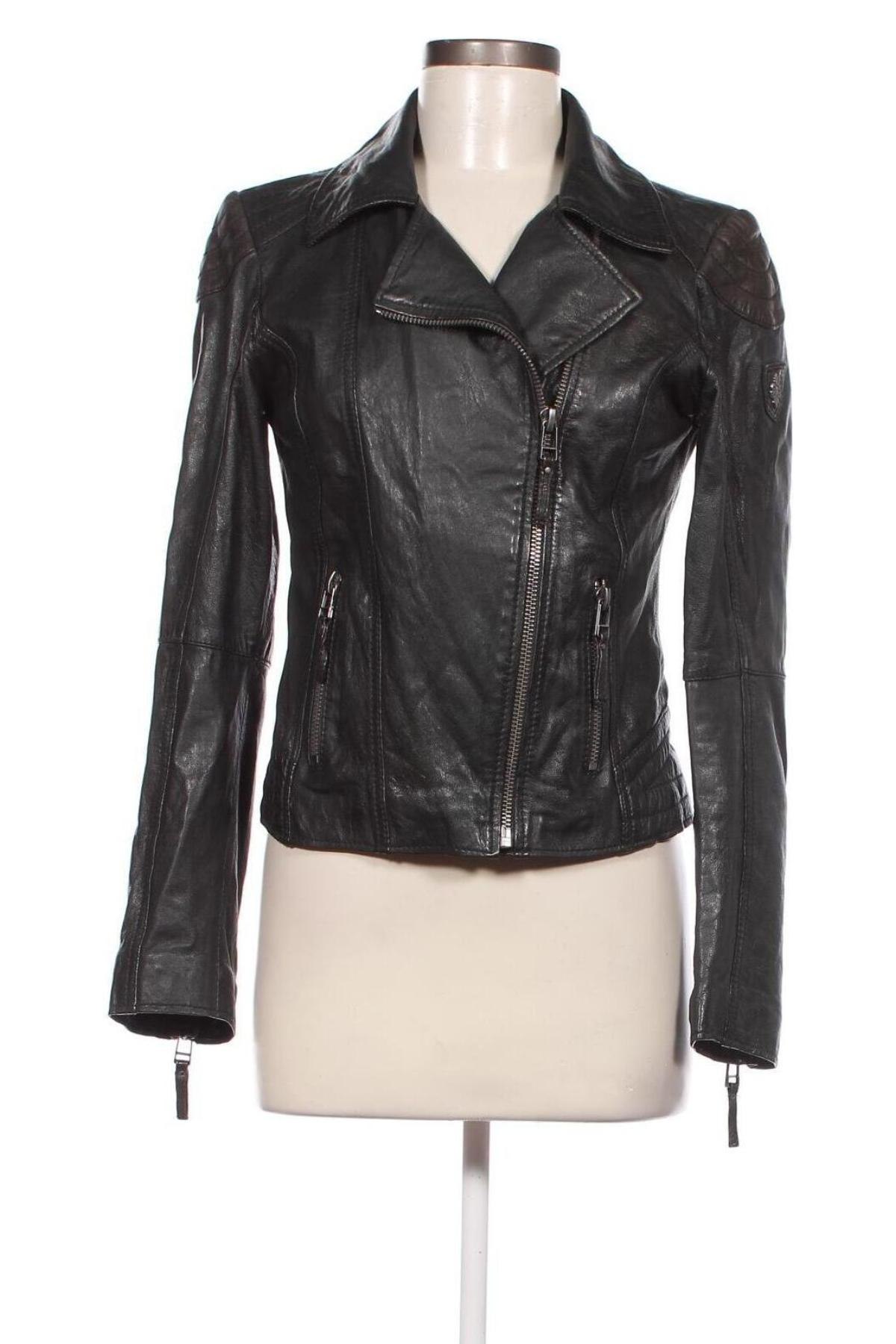 Dámska kožená bunda  C&A, Veľkosť S, Farba Čierna, Cena  60,67 €