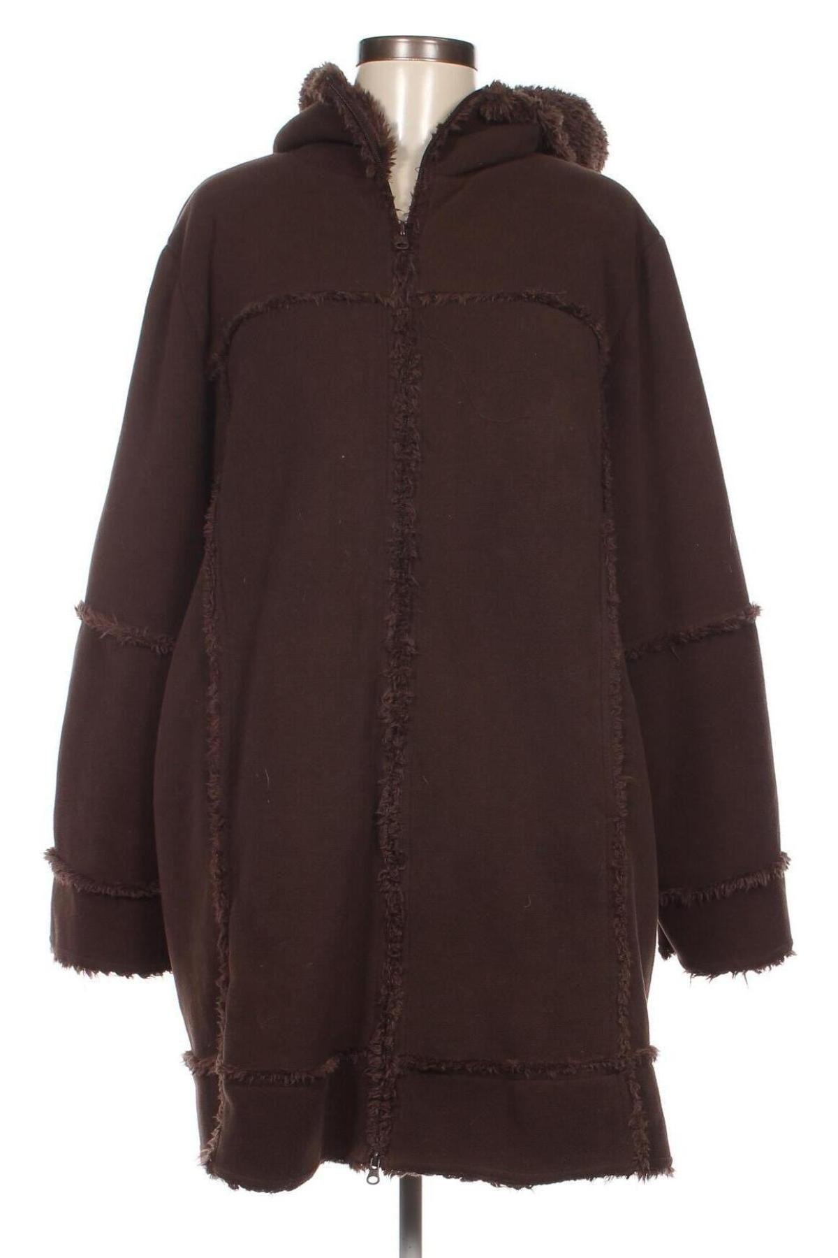 Γυναικείο παλτό, Μέγεθος XXL, Χρώμα Καφέ, Τιμή 23,17 €