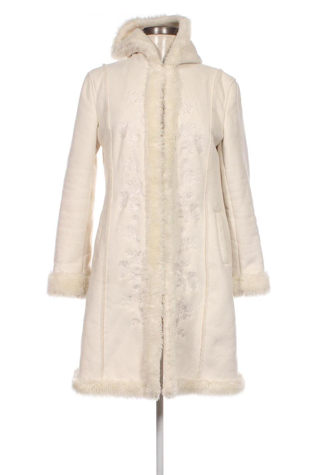 Γυναικείο παλτό, Μέγεθος M, Χρώμα Εκρού, Τιμή 15,00 €
