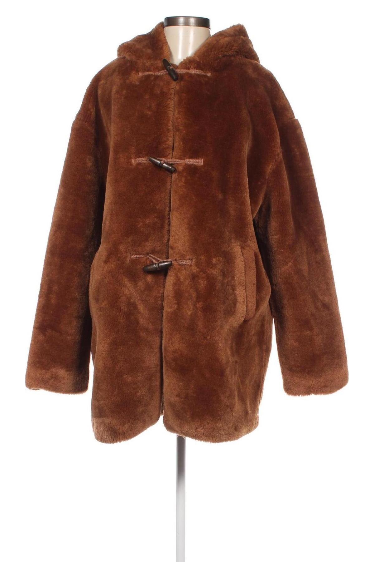 Γυναικείο παλτό Caroll, Μέγεθος XL, Χρώμα Καφέ, Τιμή 50,33 €