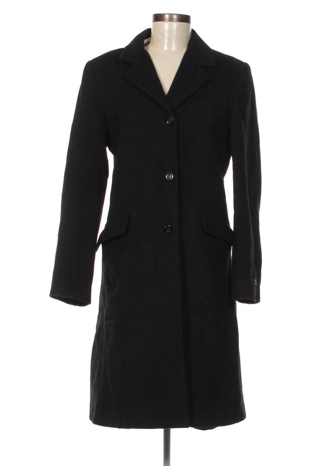 Γυναικείο παλτό Hennes, Μέγεθος M, Χρώμα Μαύρο, Τιμή 66,19 €