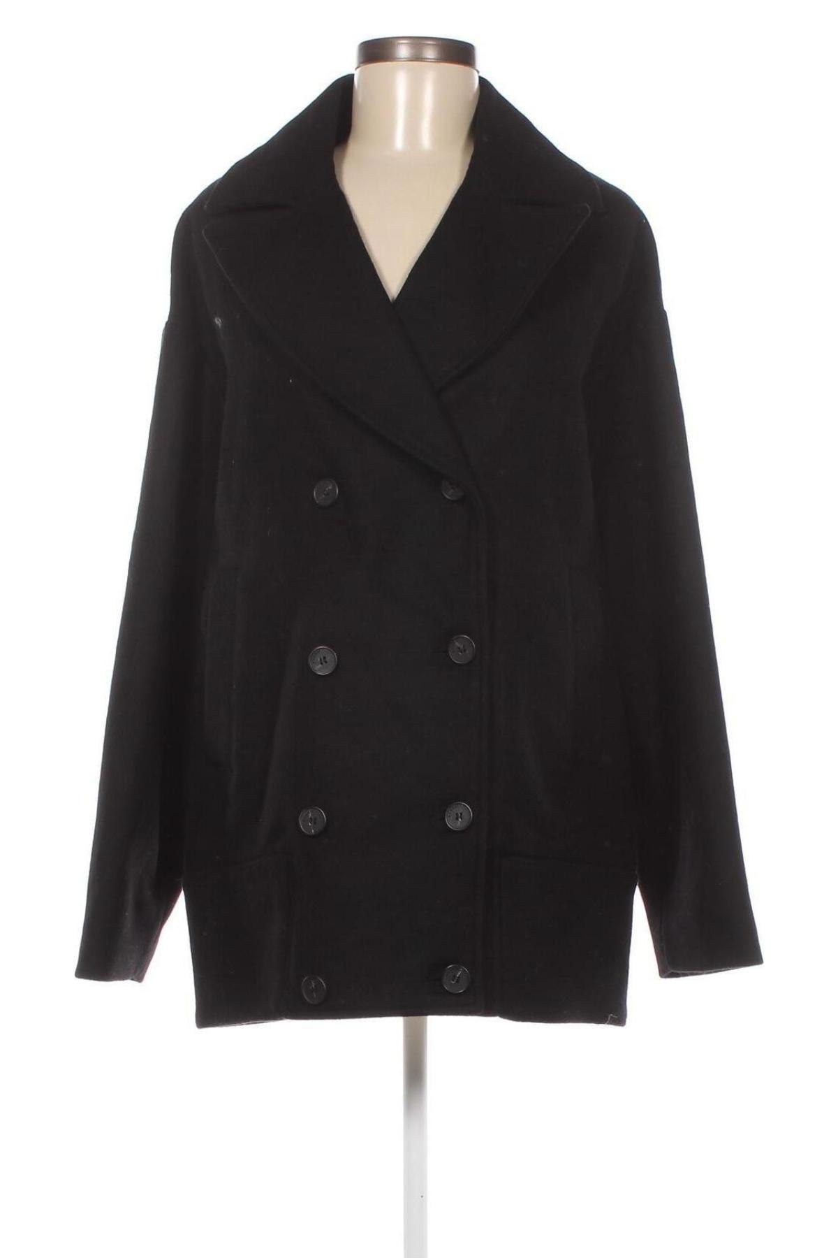 Γυναικείο παλτό Kookai, Μέγεθος S, Χρώμα Μαύρο, Τιμή 92,55 €