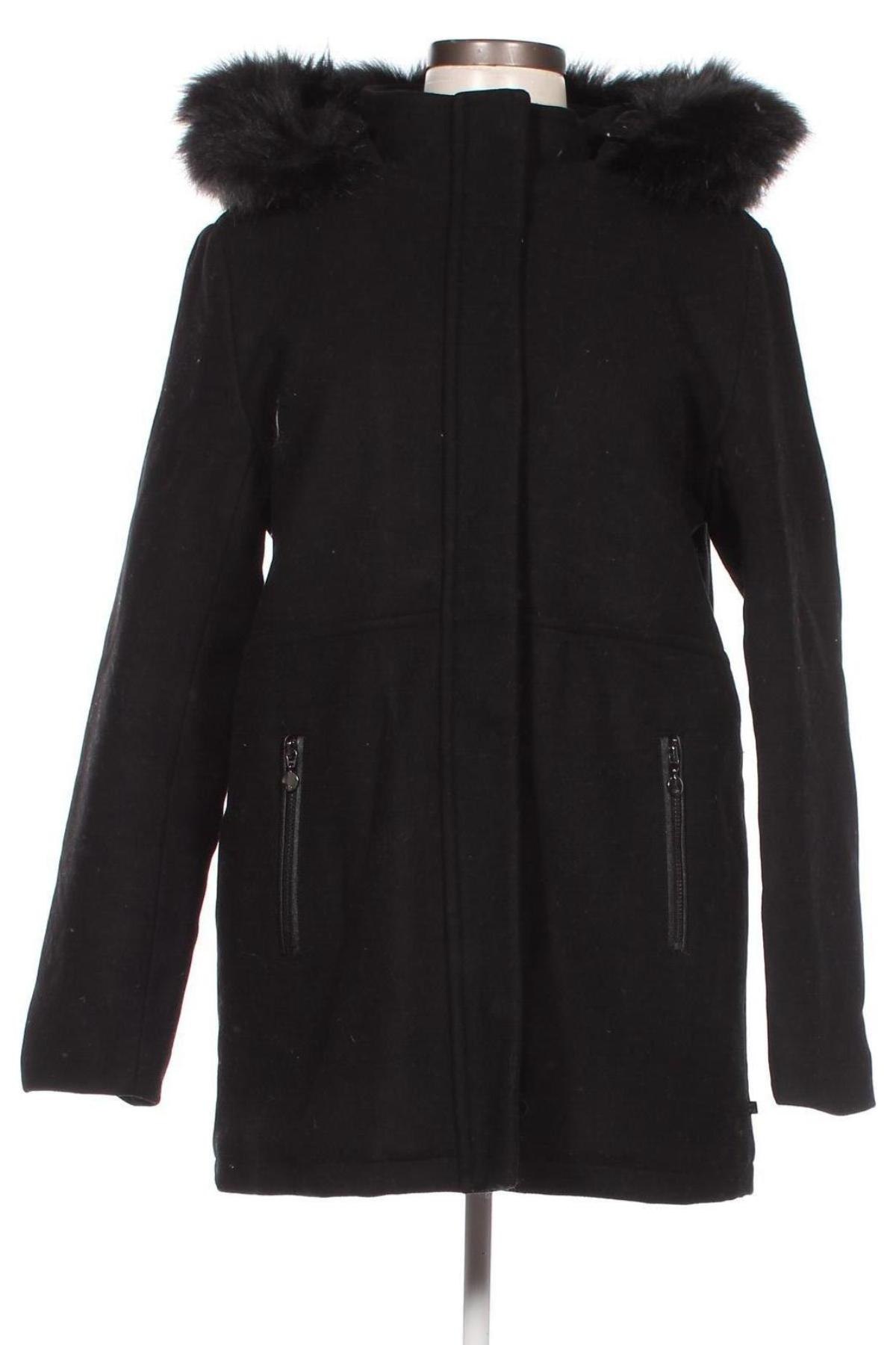 Γυναικείο παλτό Le Temps Des Cerises, Μέγεθος XL, Χρώμα Μαύρο, Τιμή 44,92 €