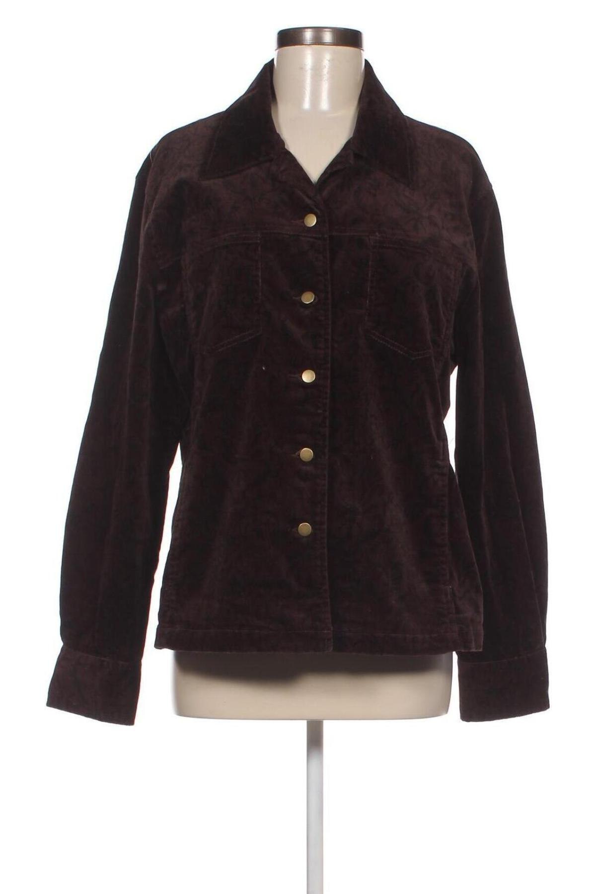 Dámský kabát  Leara Woman, Velikost XL, Barva Hnědá, Cena  286,00 Kč