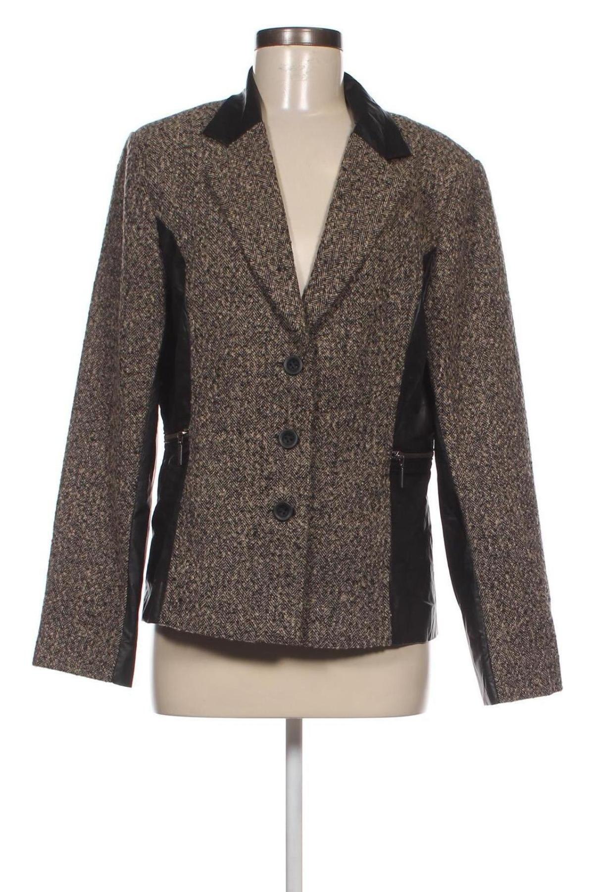 Γυναικείο παλτό L'evolution, Μέγεθος L, Χρώμα Πολύχρωμο, Τιμή 11,48 €