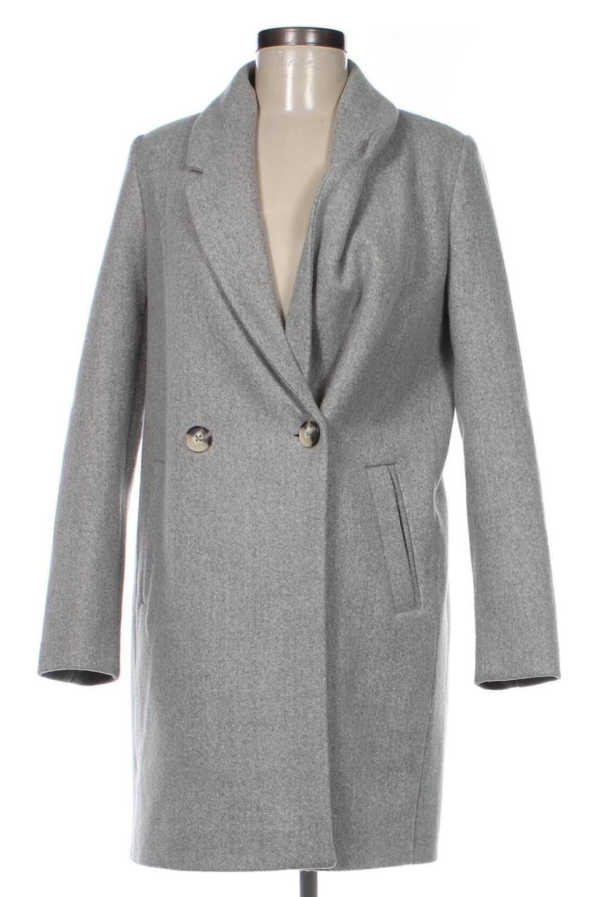 Дамско палто Reserved, Размер S, Цвят Сив, Цена 70,62 лв.