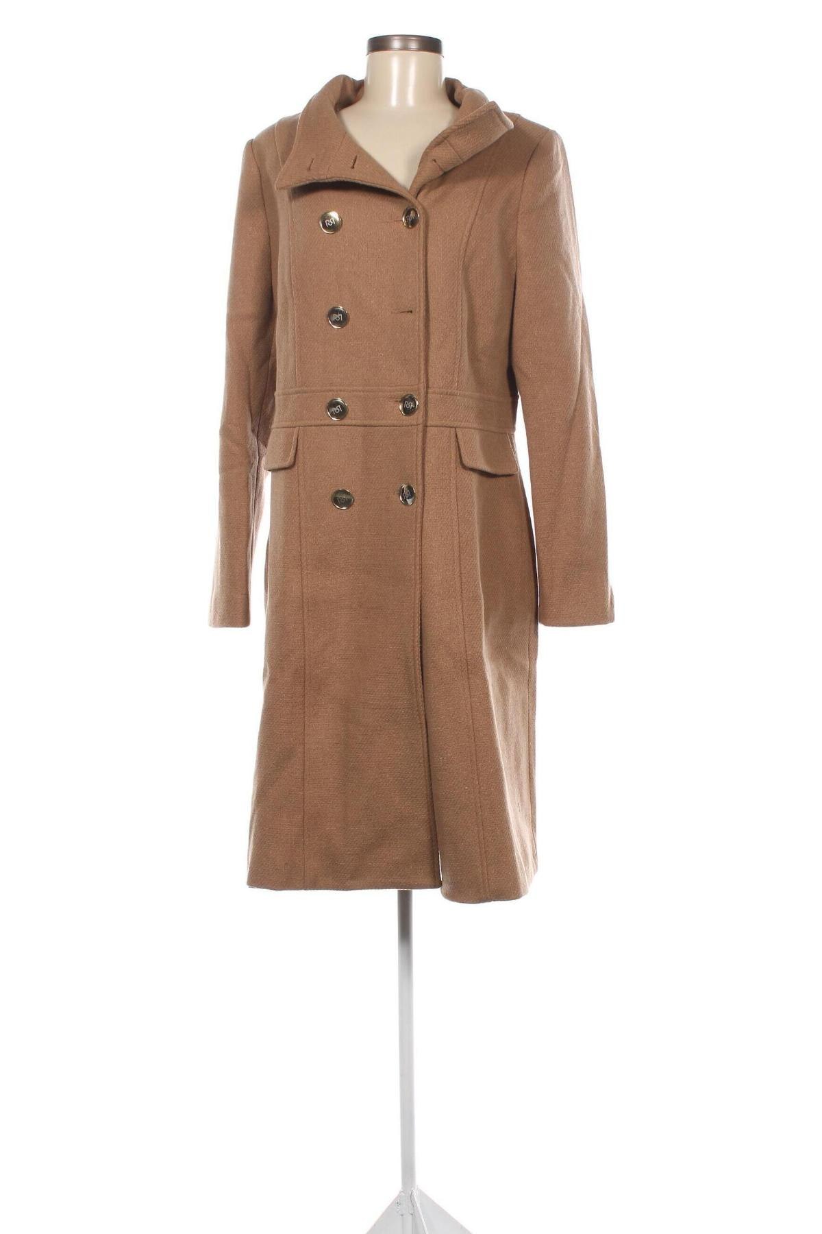 Γυναικείο παλτό Rinascimento, Μέγεθος XL, Χρώμα  Μπέζ, Τιμή 73,79 €