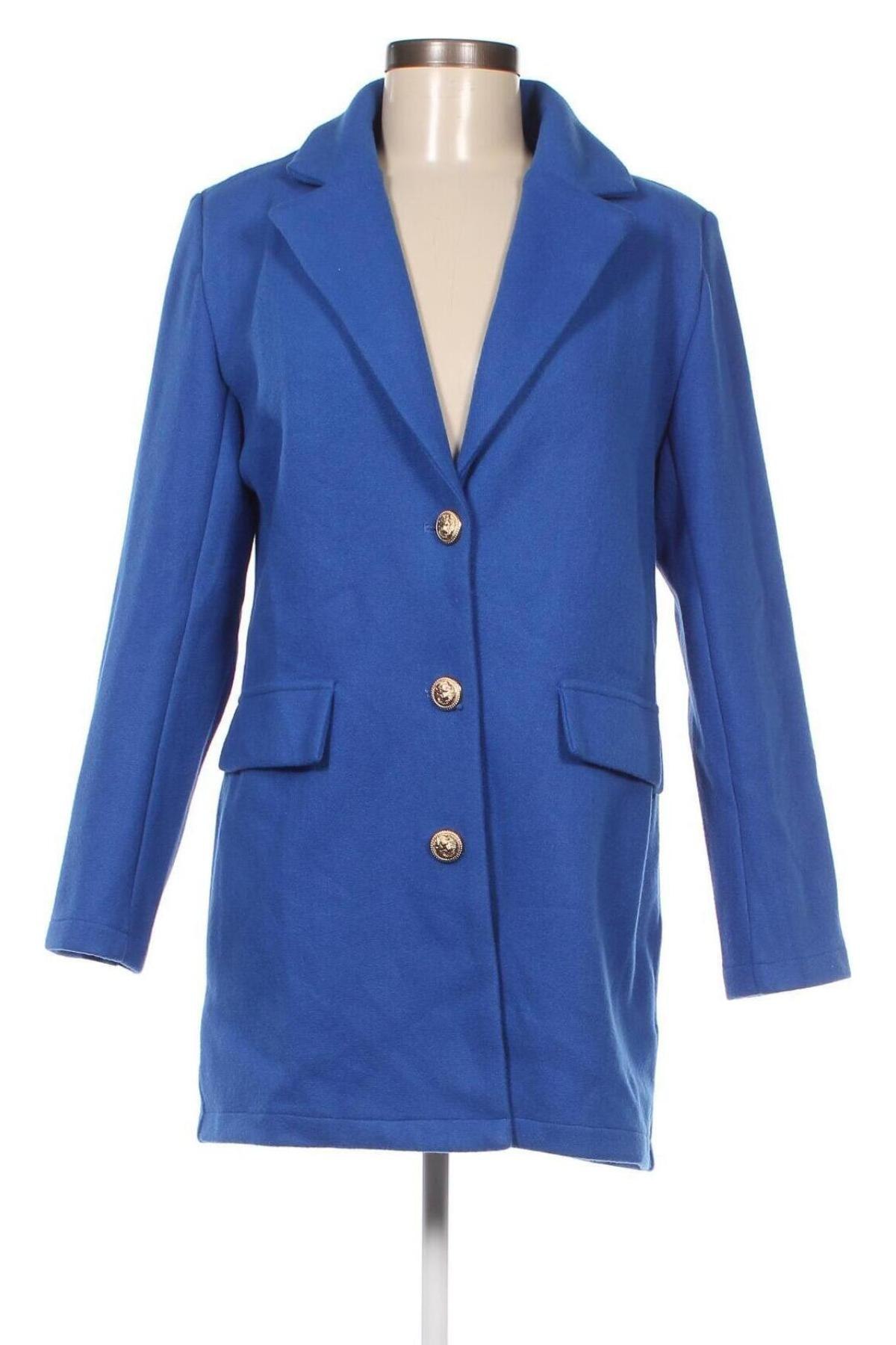 Дамско палто SHEIN, Размер S, Цвят Син, Цена 26,24 лв.