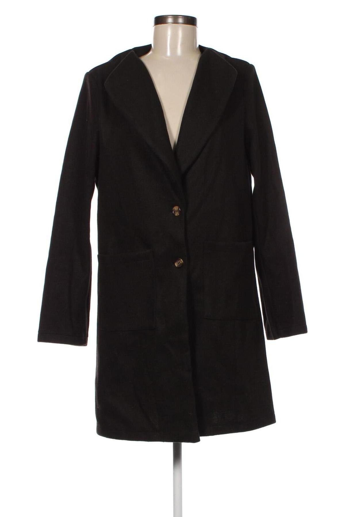 Γυναικείο παλτό SHEIN, Μέγεθος M, Χρώμα Μαύρο, Τιμή 10,69 €
