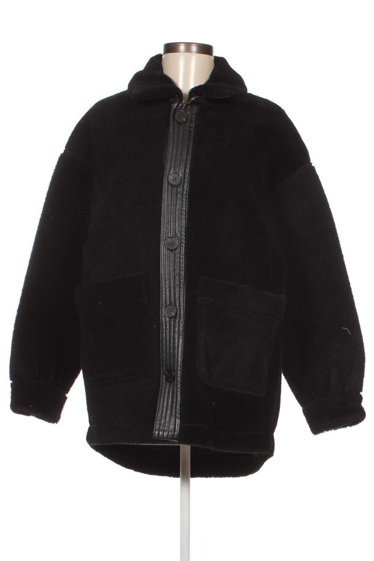 Γυναικείο παλτό SUNCOO, Μέγεθος S, Χρώμα Μαύρο, Τιμή 92,55 €