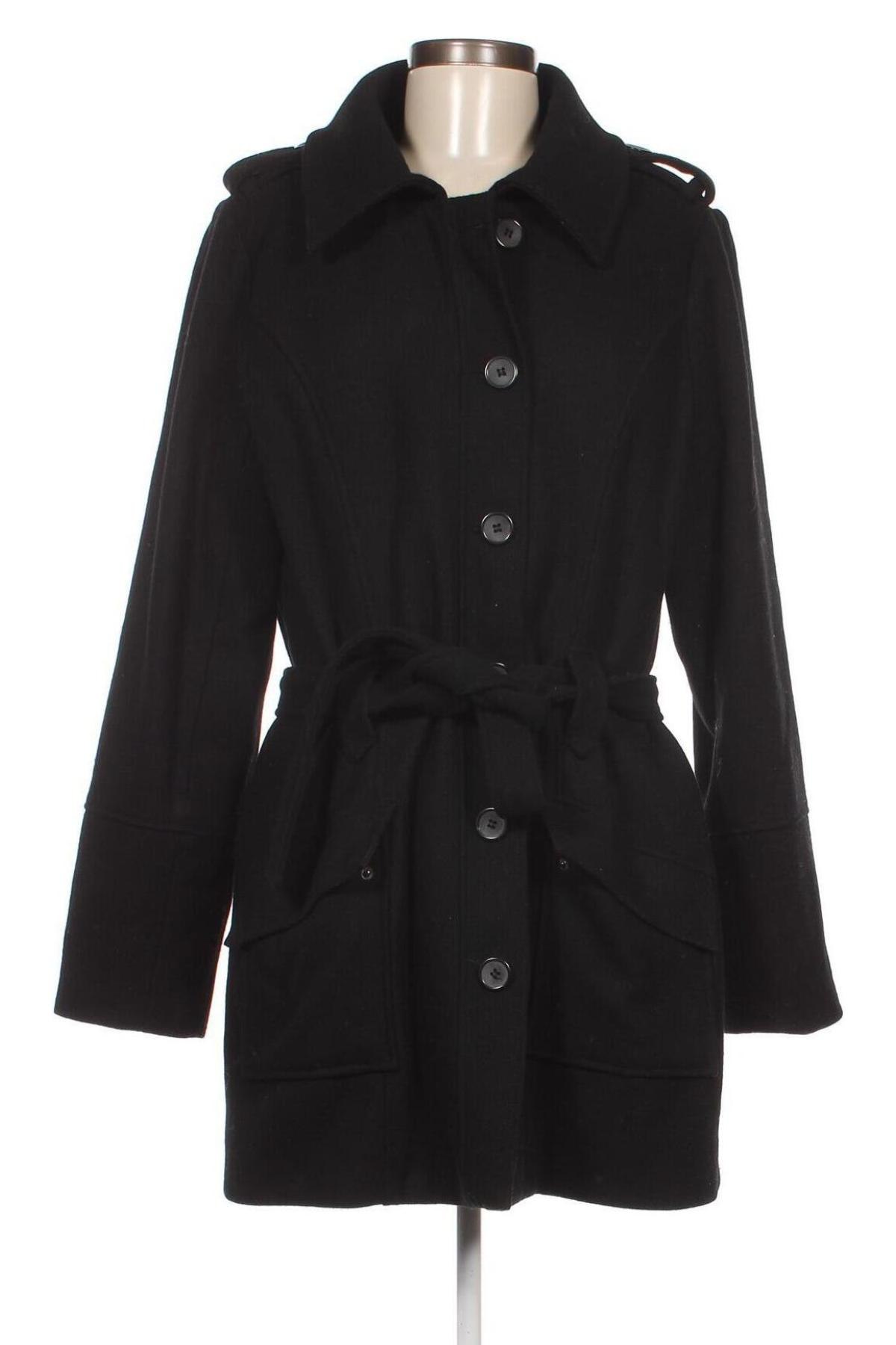 Γυναικείο παλτό Soya Concept, Μέγεθος L, Χρώμα Μαύρο, Τιμή 10,58 €