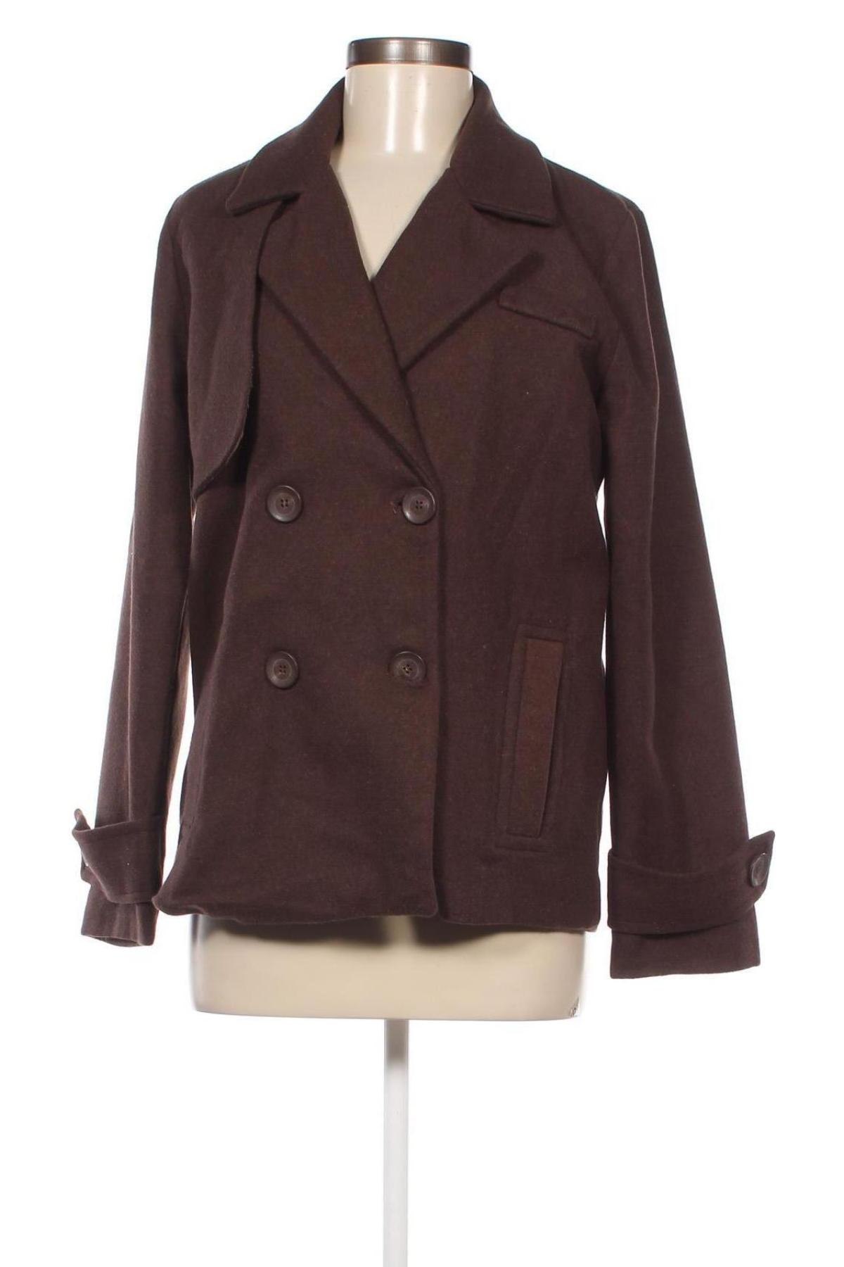 Дамско палто Trendyol, Размер S, Цвят Кафяв, Цена 53,76 лв.