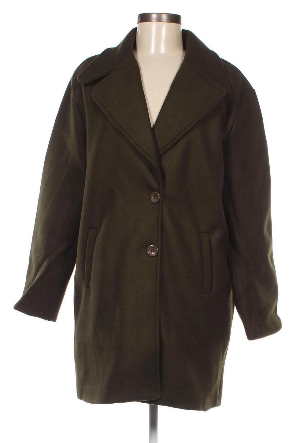 Γυναικείο παλτό Trendyol, Μέγεθος M, Χρώμα Πράσινο, Τιμή 27,05 €