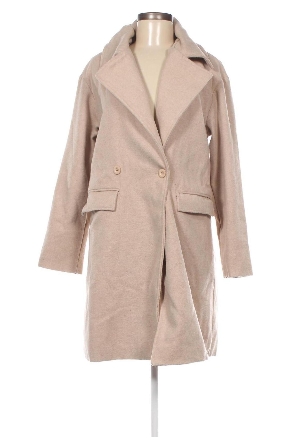 Palton de femei Trendyol, Mărime S, Culoare Bej, Preț 62,18 Lei