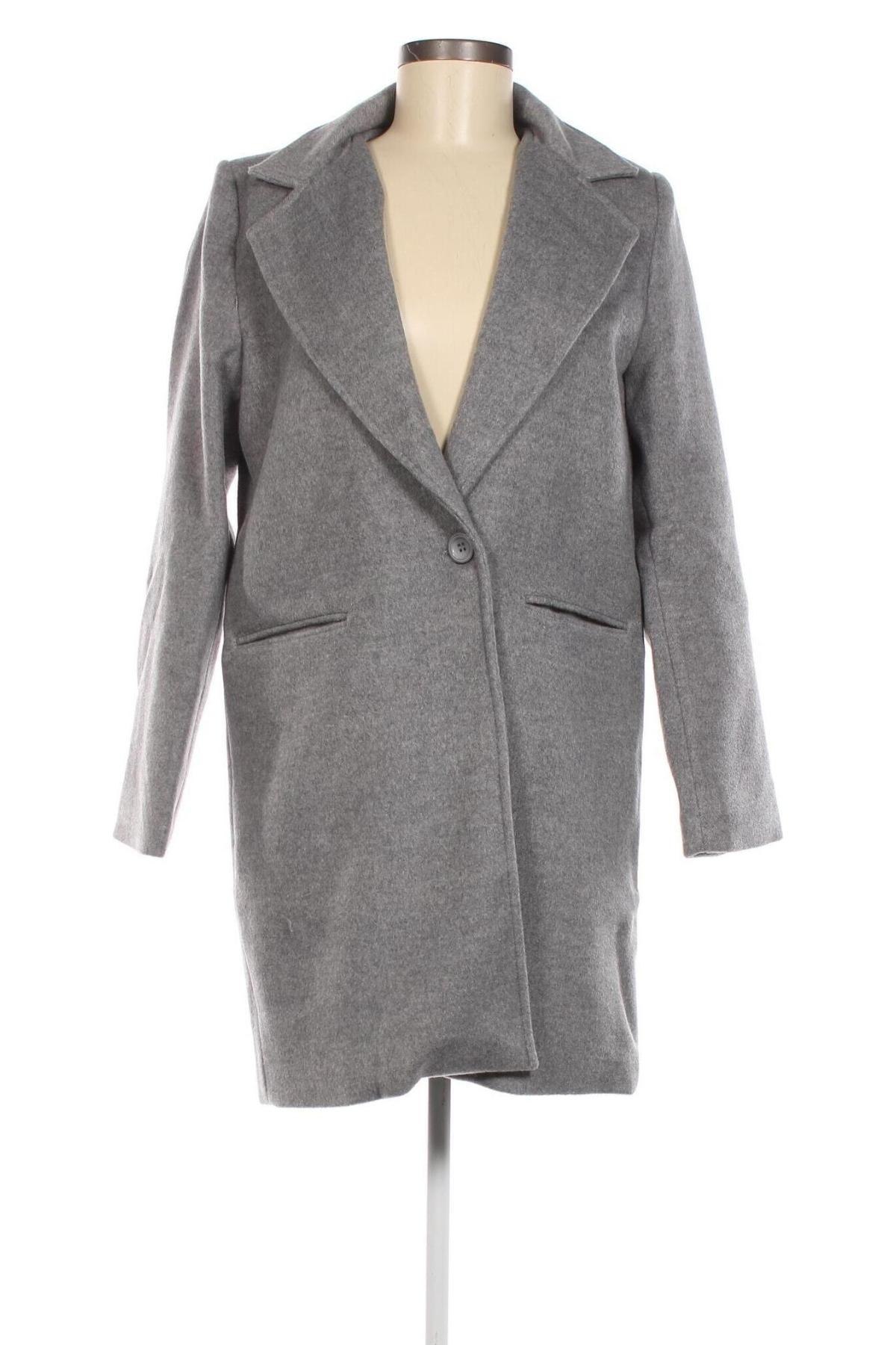 Дамско палто Trendyol, Размер M, Цвят Сив, Цена 25,35 лв.