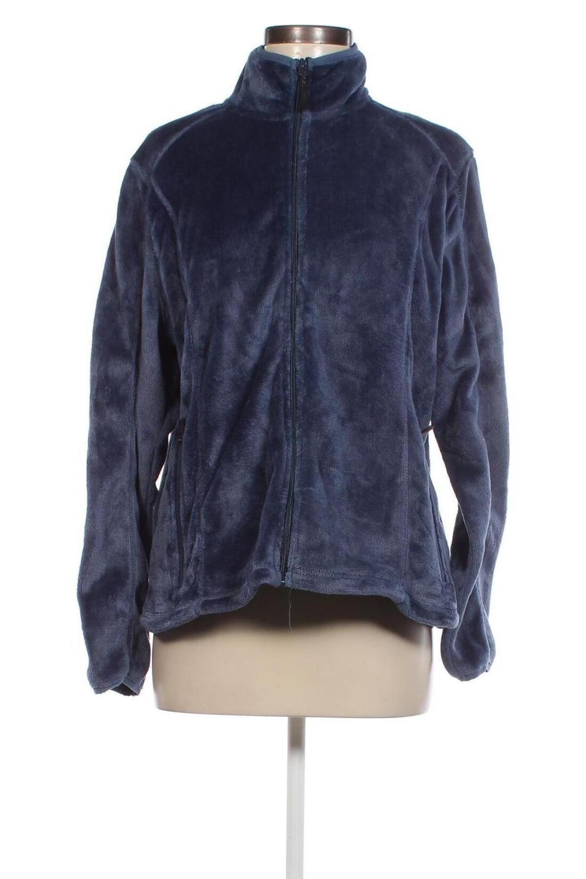 Γυναικεία ζακέτα fleece NORDIC, Μέγεθος M, Χρώμα Μπλέ, Τιμή 7,53 €