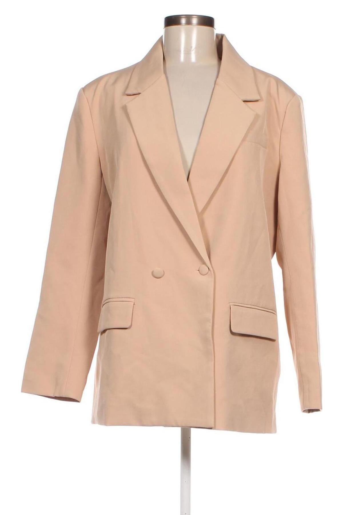 Γυναικείο σακάκι Missguided, Μέγεθος M, Χρώμα  Μπέζ, Τιμή 20,35 €