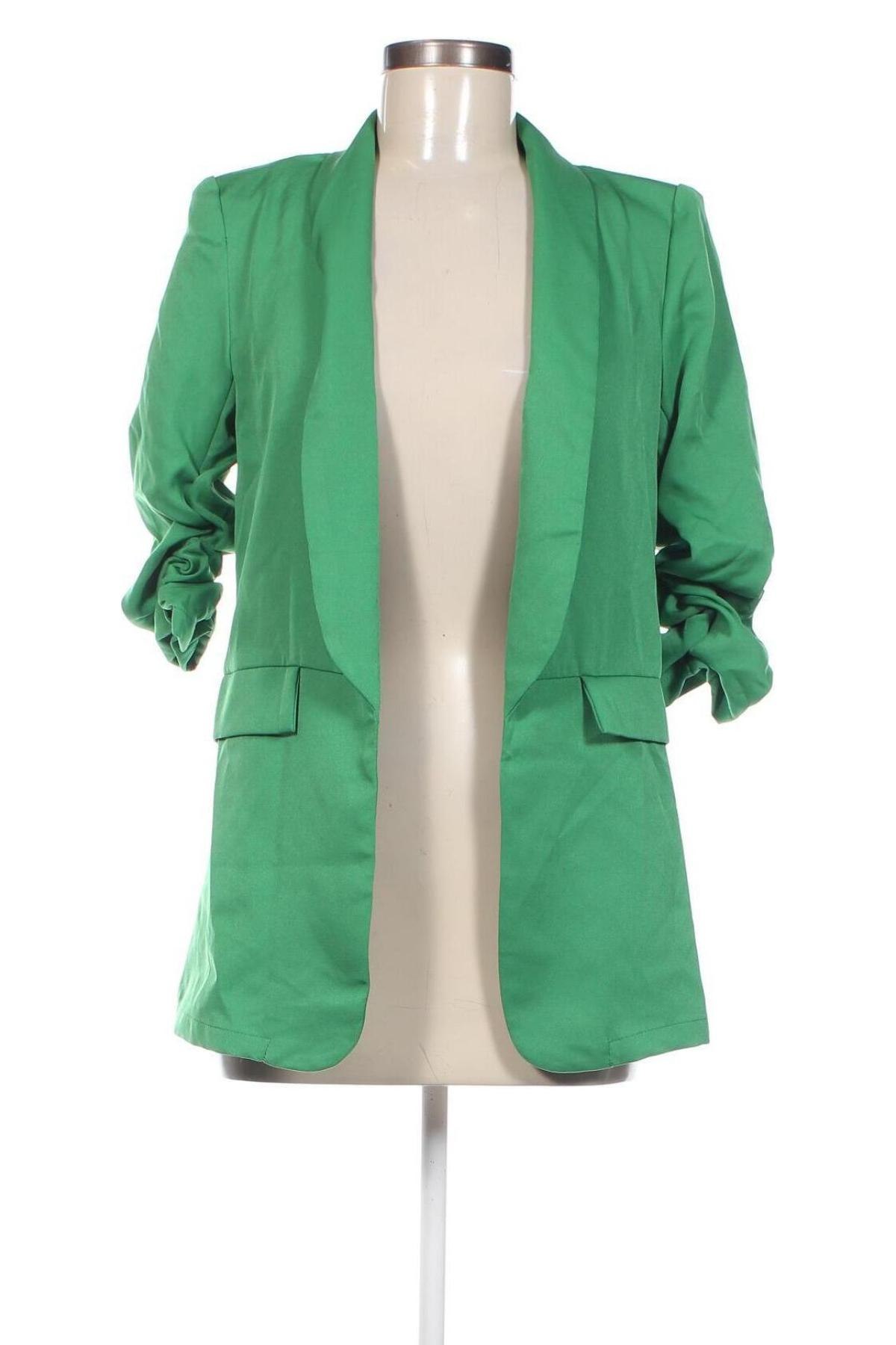 Дамско сако SHEIN, Размер XS, Цвят Зелен, Цена 44,00 лв.