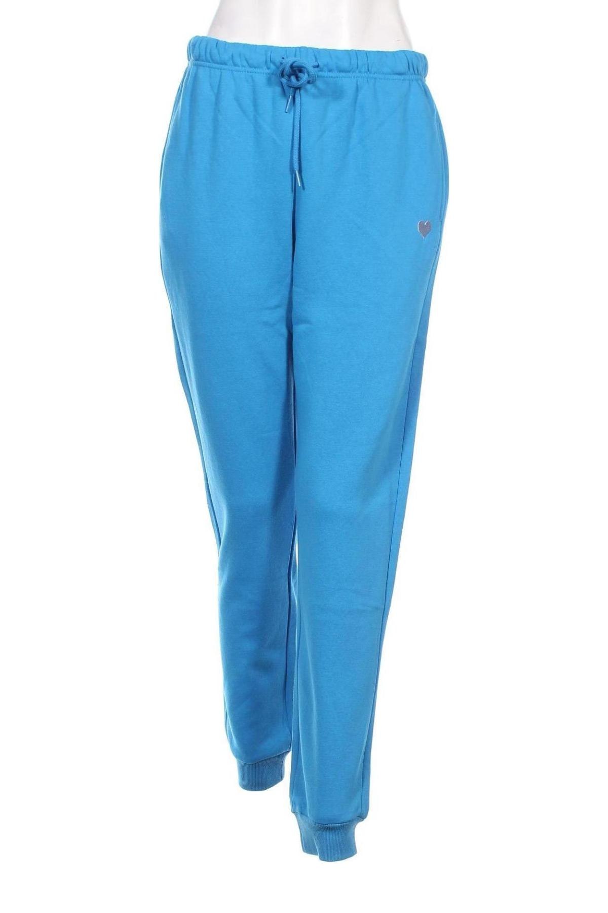 Pantaloni trening de femei Pieces, Mărime L, Culoare Albastru, Preț 131,58 Lei