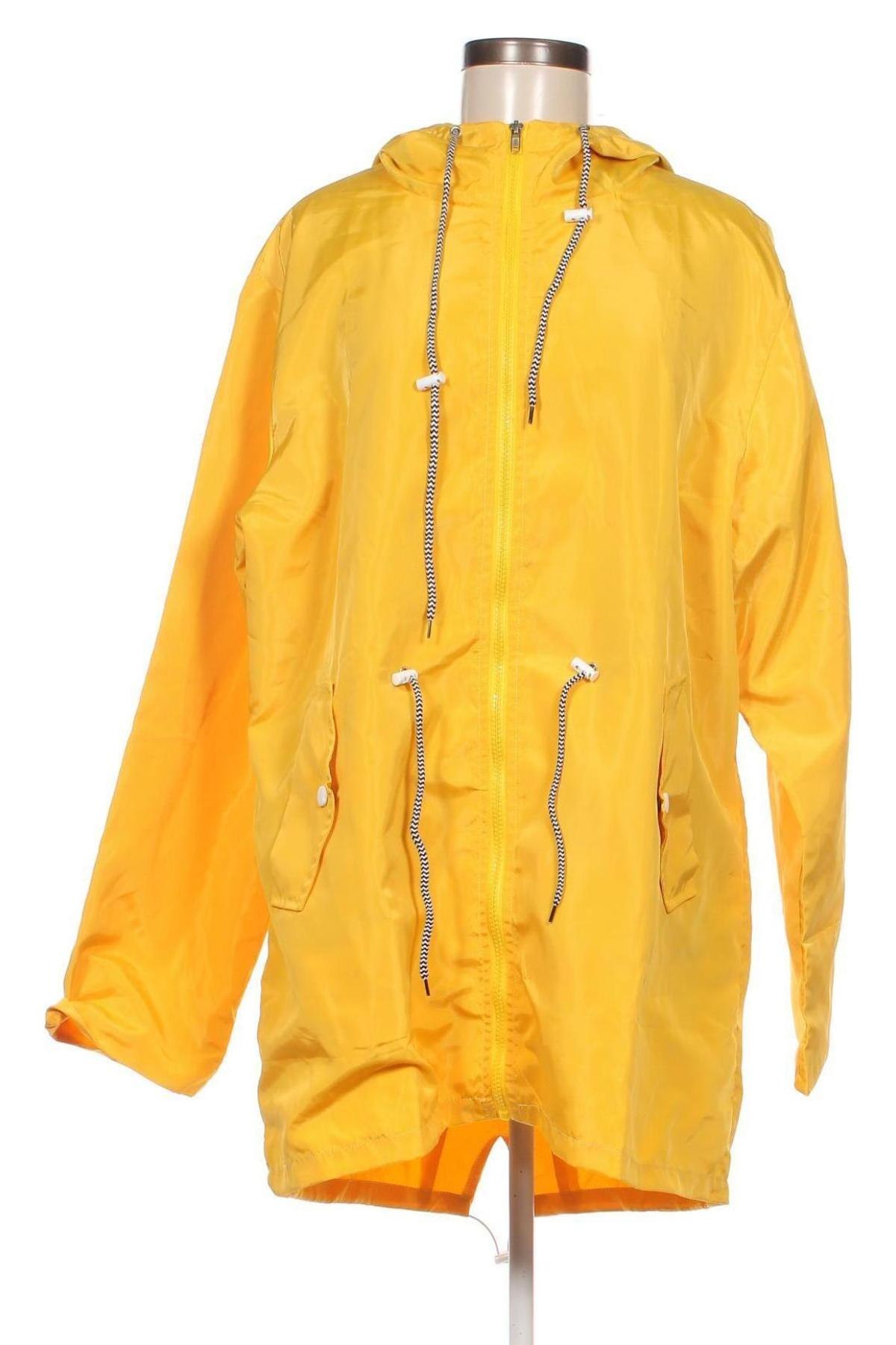 Γυναικείο μπουφάν, Μέγεθος 4XL, Χρώμα Κίτρινο, Τιμή 26,42 €