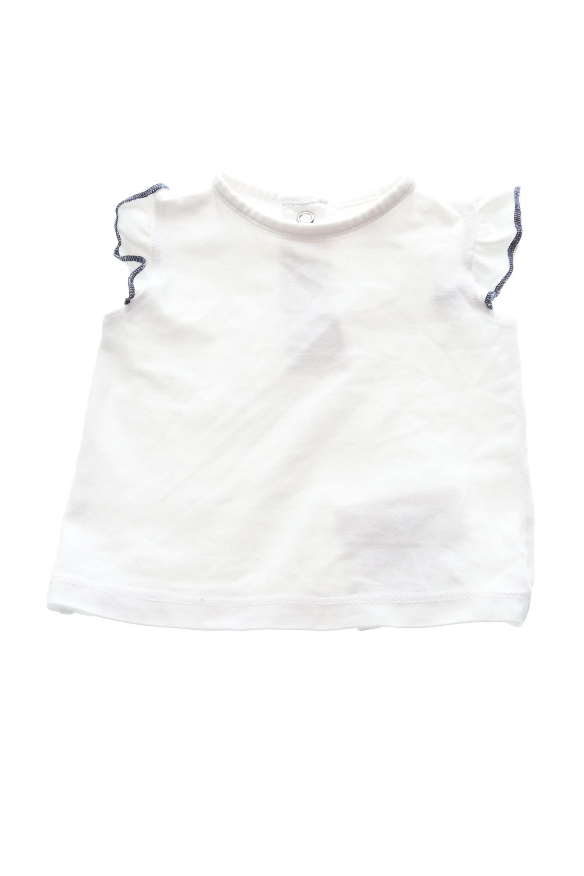 Dziecięca bluzka C&A, Rozmiar 2-3m/ 56-62 cm, Kolor Biały, Cena 20,18 zł