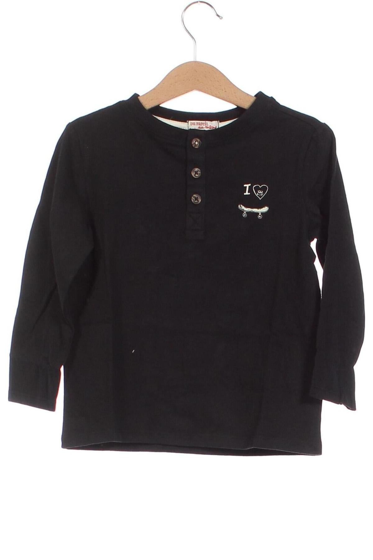 Детска блуза Du Pareil Au Meme, Размер 4-5y/ 110-116 см, Цвят Черен, Цена 45,00 лв.