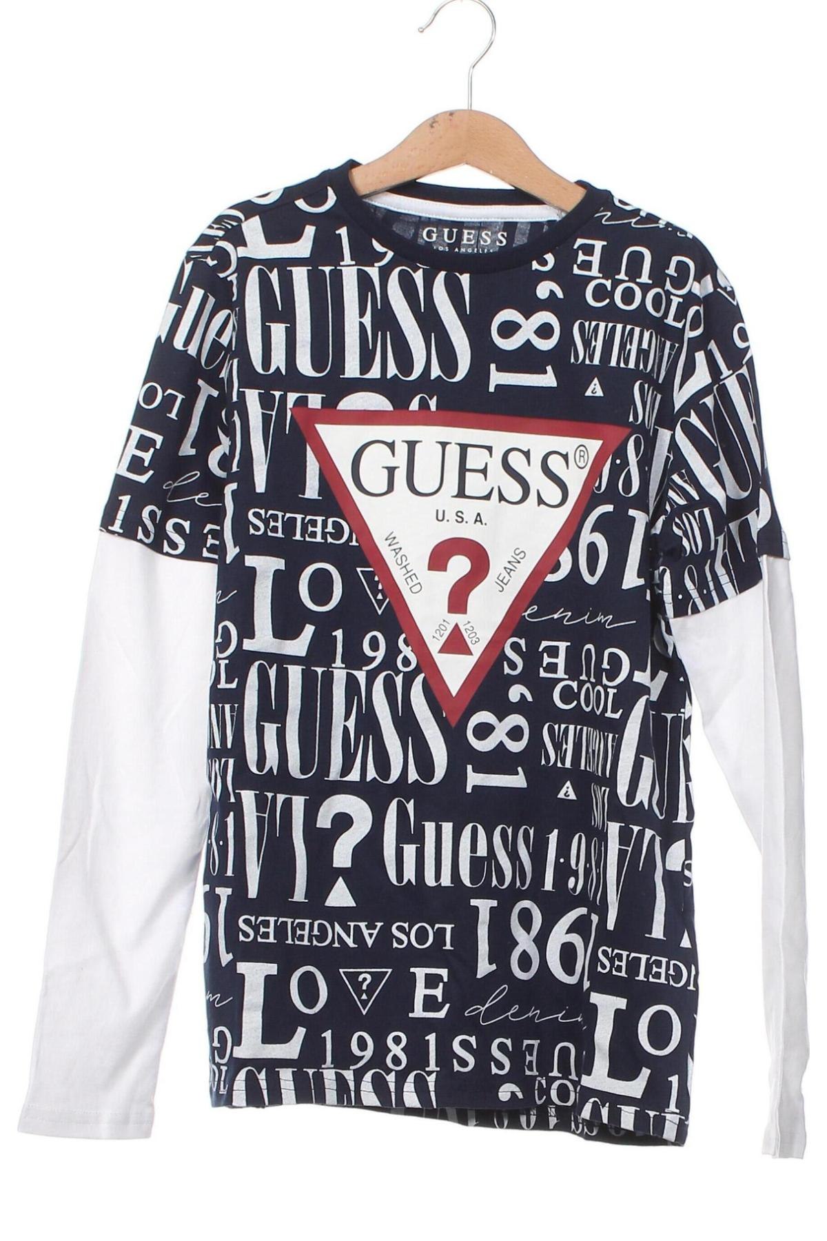 Детска блуза Guess, Размер 11-12y/ 152-158 см, Цвят Многоцветен, Цена 60,69 лв.