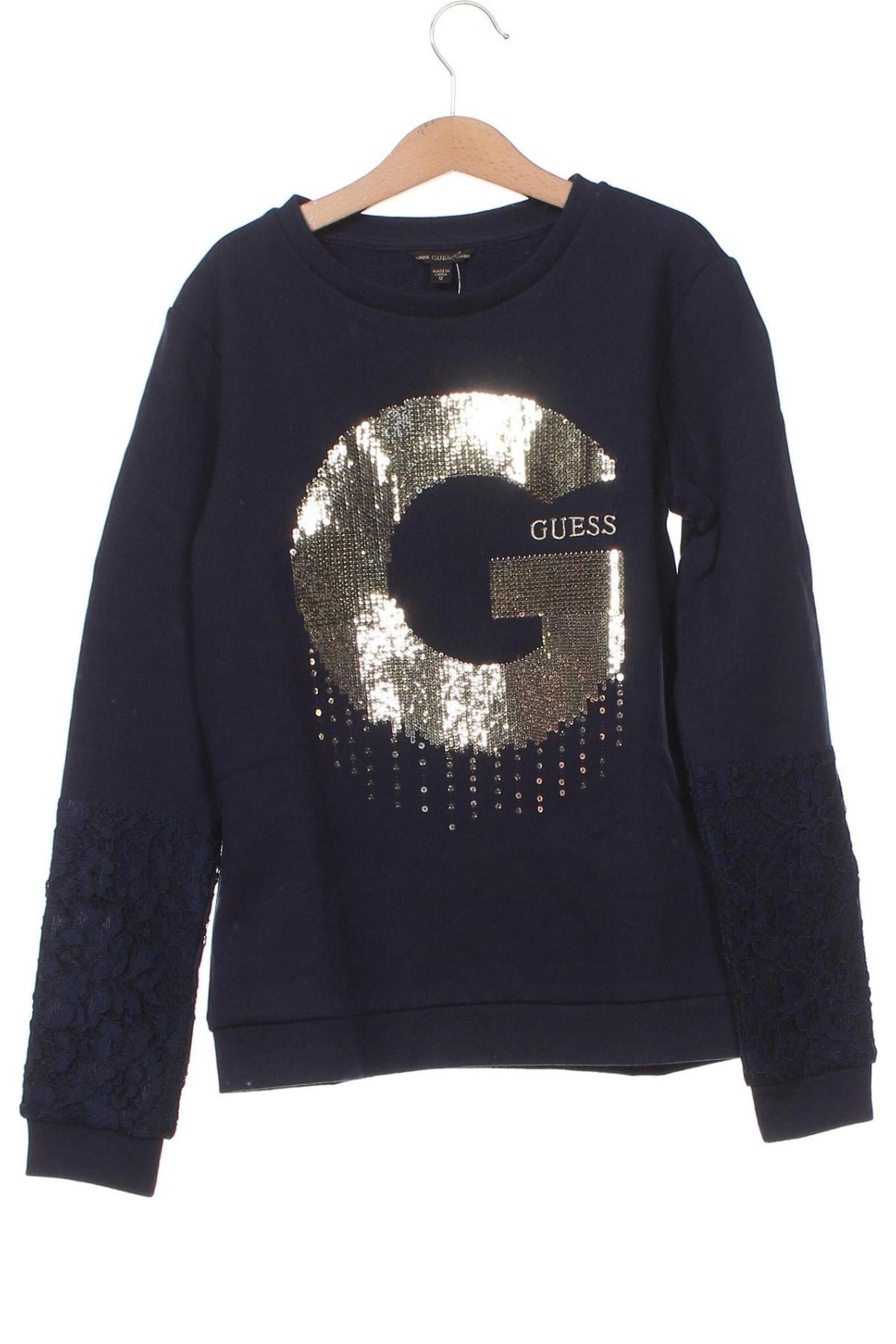 Детска блуза Guess, Размер 11-12y/ 152-158 см, Цвят Син, Цена 59,95 лв.