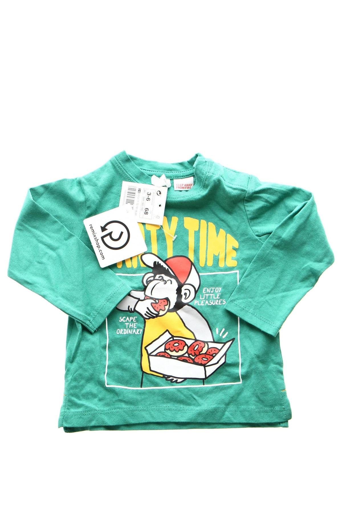 Kinder Shirt Lefties, Größe 3-6m/ 62-68 cm, Farbe Grün, Preis € 5,23