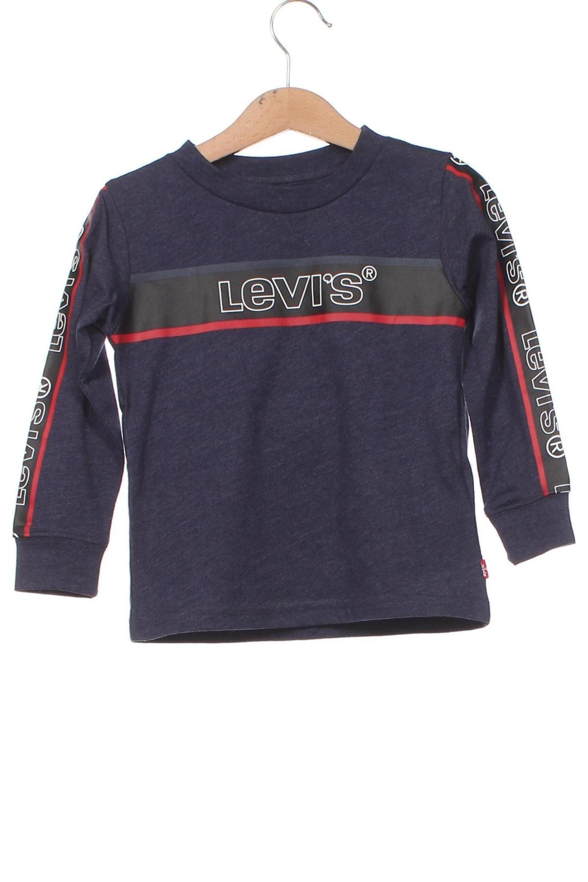 Bluză pentru copii Levi's, Mărime 2-3y/ 98-104 cm, Culoare Albastru, Preț 147,55 Lei