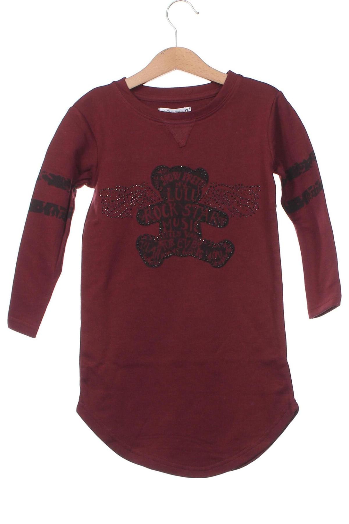 Παιδική μπλούζα LuluCastagnette, Μέγεθος 3-4y/ 104-110 εκ., Χρώμα Κόκκινο, Τιμή 7,03 €
