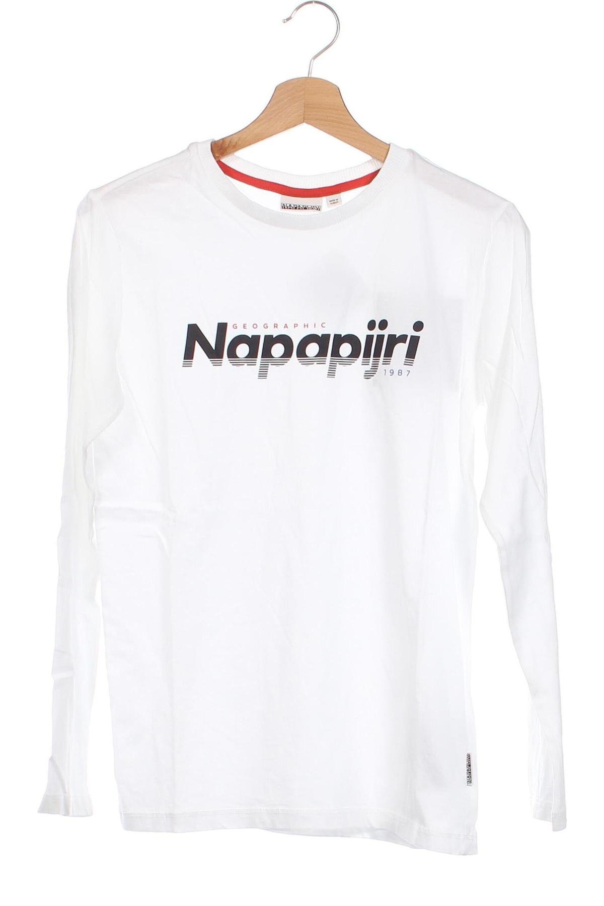 Детска блуза Napapijri, Размер 12-13y/ 158-164 см, Цвят Бял, Цена 81,00 лв.