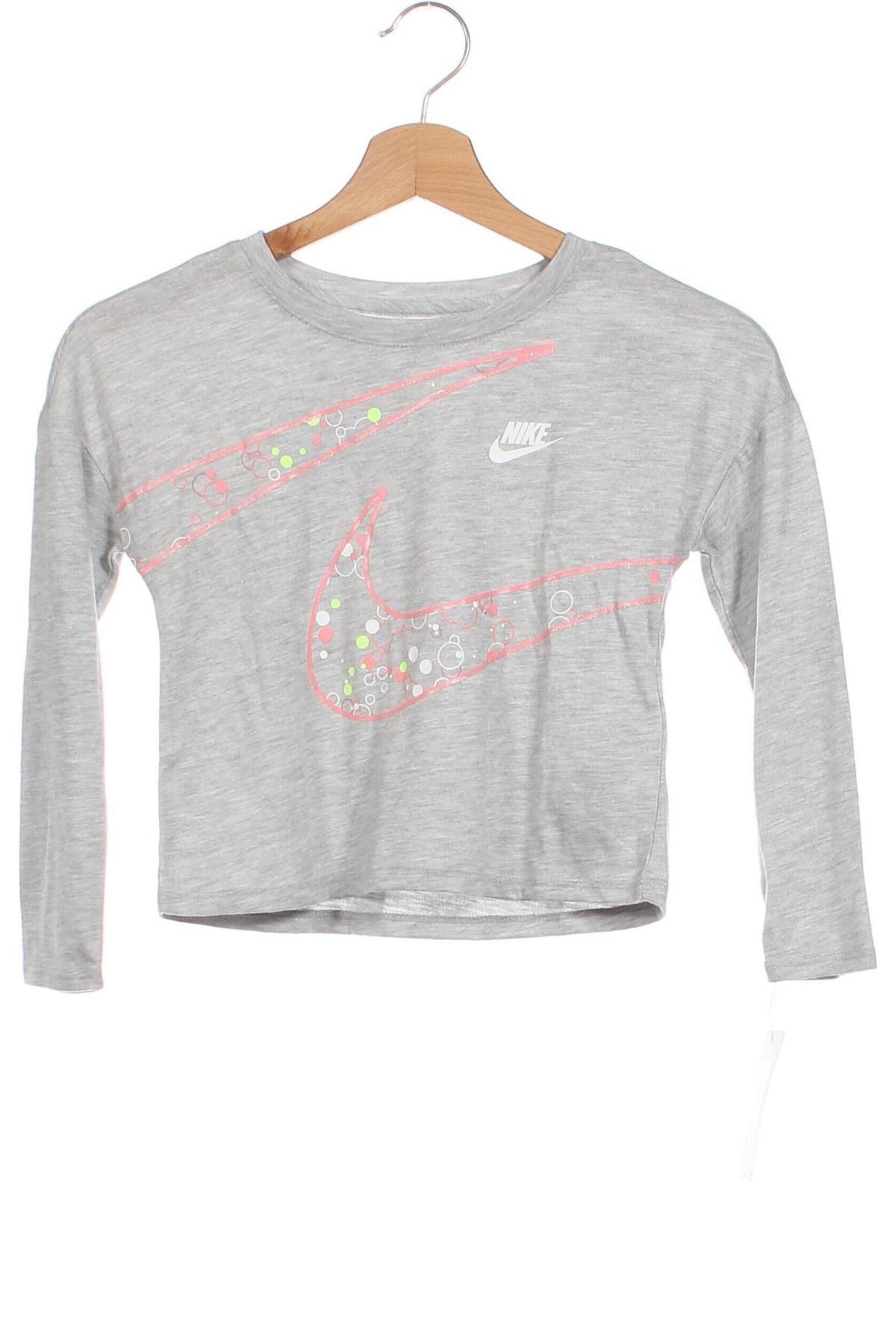 Kinder Shirt Nike, Größe 5-6y/ 116-122 cm, Farbe Grau, Preis 17,94 €