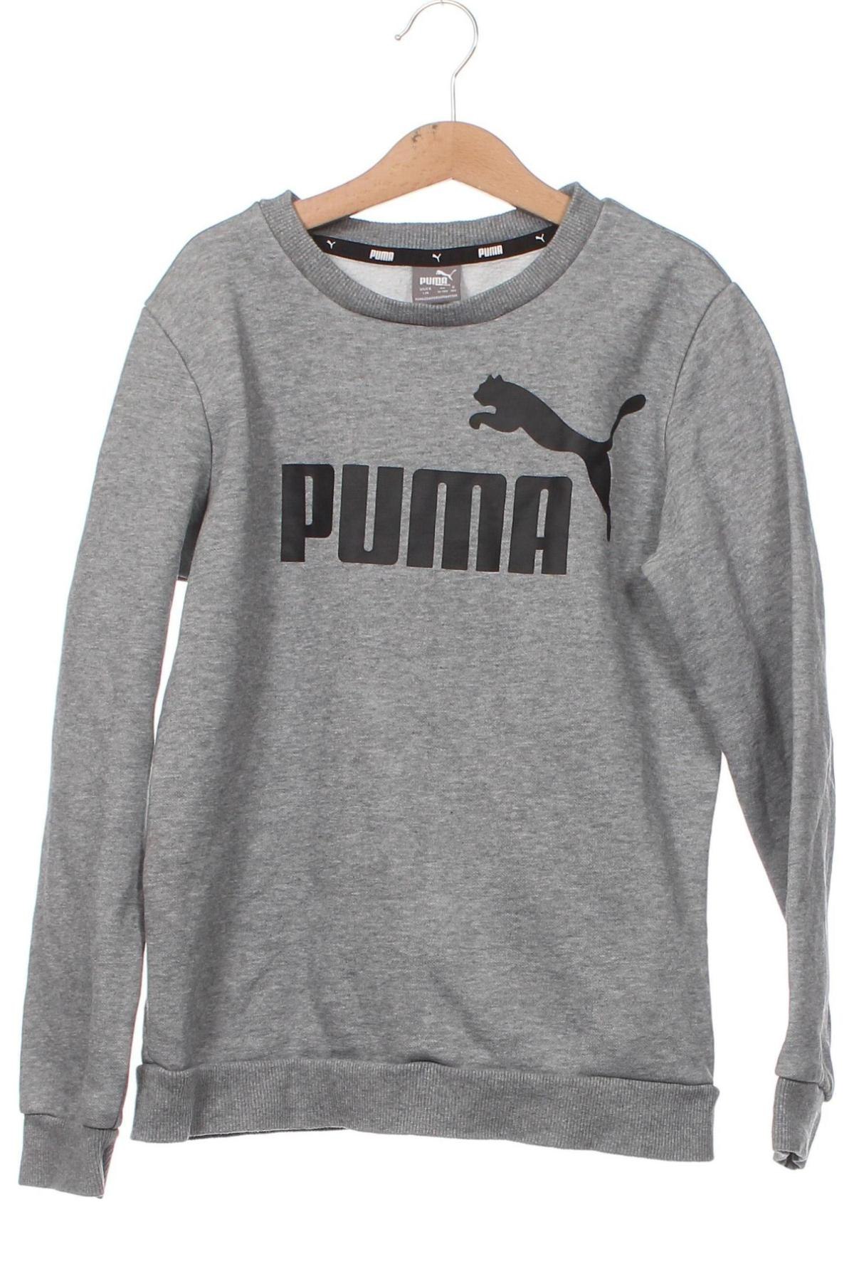 Kinder Shirt PUMA, Größe 10-11y/ 146-152 cm, Farbe Grau, Preis € 12,25