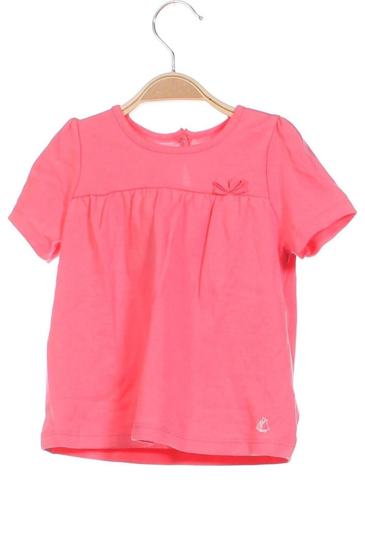 Bluză pentru copii Petit Bateau, Mărime 18-24m/ 86-98 cm, Culoare Roz, Preț 102,63 Lei