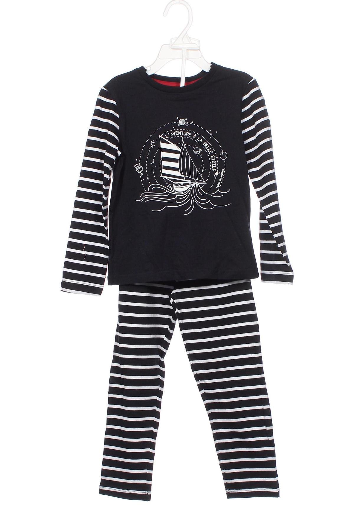 Детска пижама Terre De Marins, Размер 3-4y/ 104-110 см, Цвят Черен, Цена 37,00 лв.