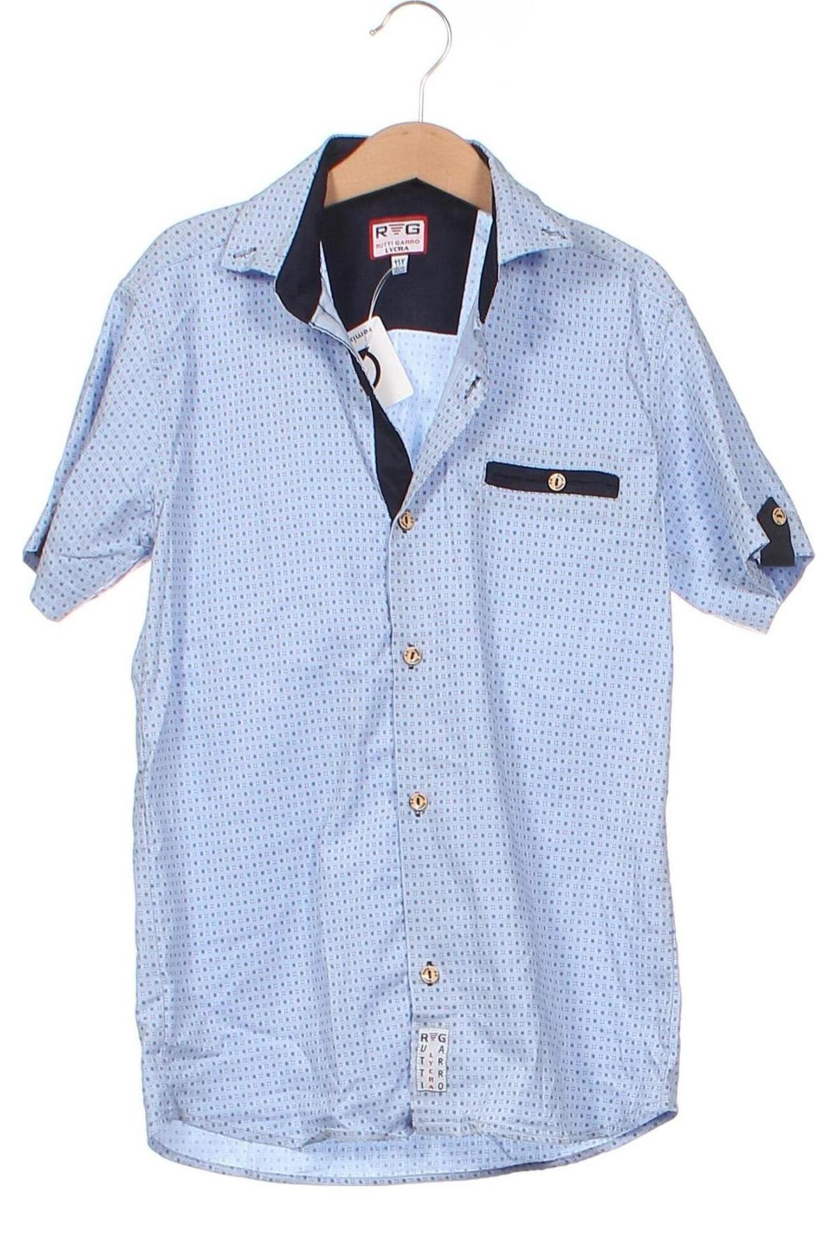 Детска риза, Размер 10-11y/ 146-152 см, Цвят Син, Цена 21,95 лв.