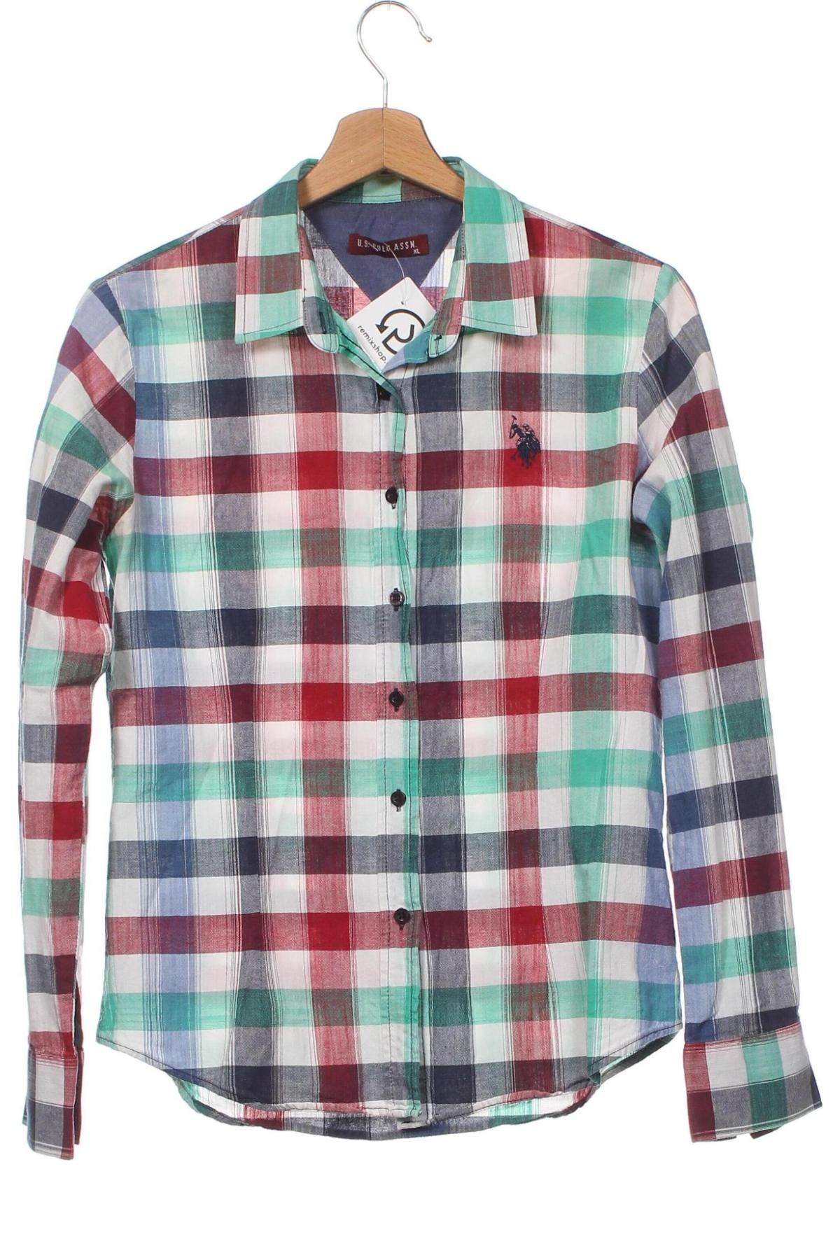 Παιδικό πουκάμισο U.S. Polo Assn., Μέγεθος 13-14y/ 164-168 εκ., Χρώμα Πολύχρωμο, Τιμή 38,87 €