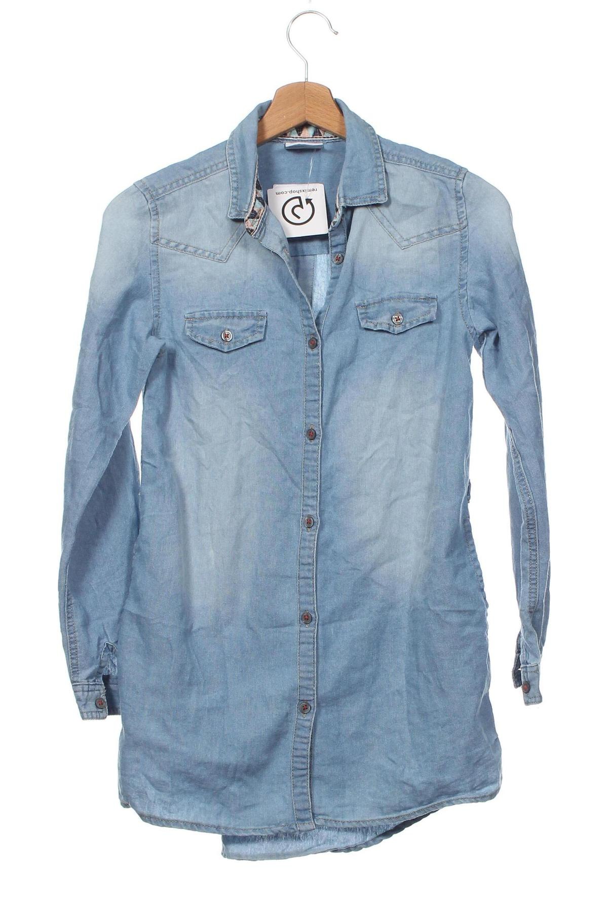 Παιδικό πουκάμισο Yigga, Μέγεθος 12-13y/ 158-164 εκ., Χρώμα Μπλέ, Τιμή 2,47 €