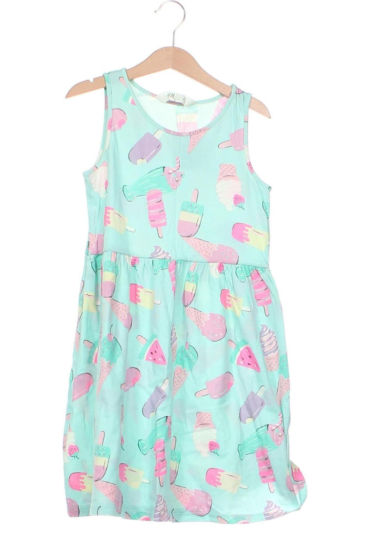 Kinderkleid H&M, Größe 8-9y/ 134-140 cm, Farbe Grün, Preis 11,76 €