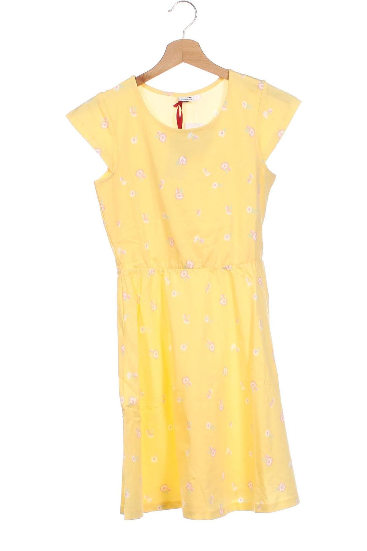 Детска рокля Kangaroos, Размер 11-12y/ 152-158 см, Цвят Жълт, Цена 12,42 лв.