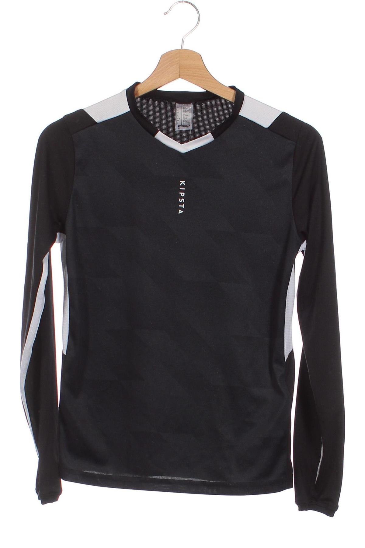 Детска спортна блуза Decathlon, Размер 11-12y/ 152-158 см, Цвят Черен, Цена 7,48 лв.