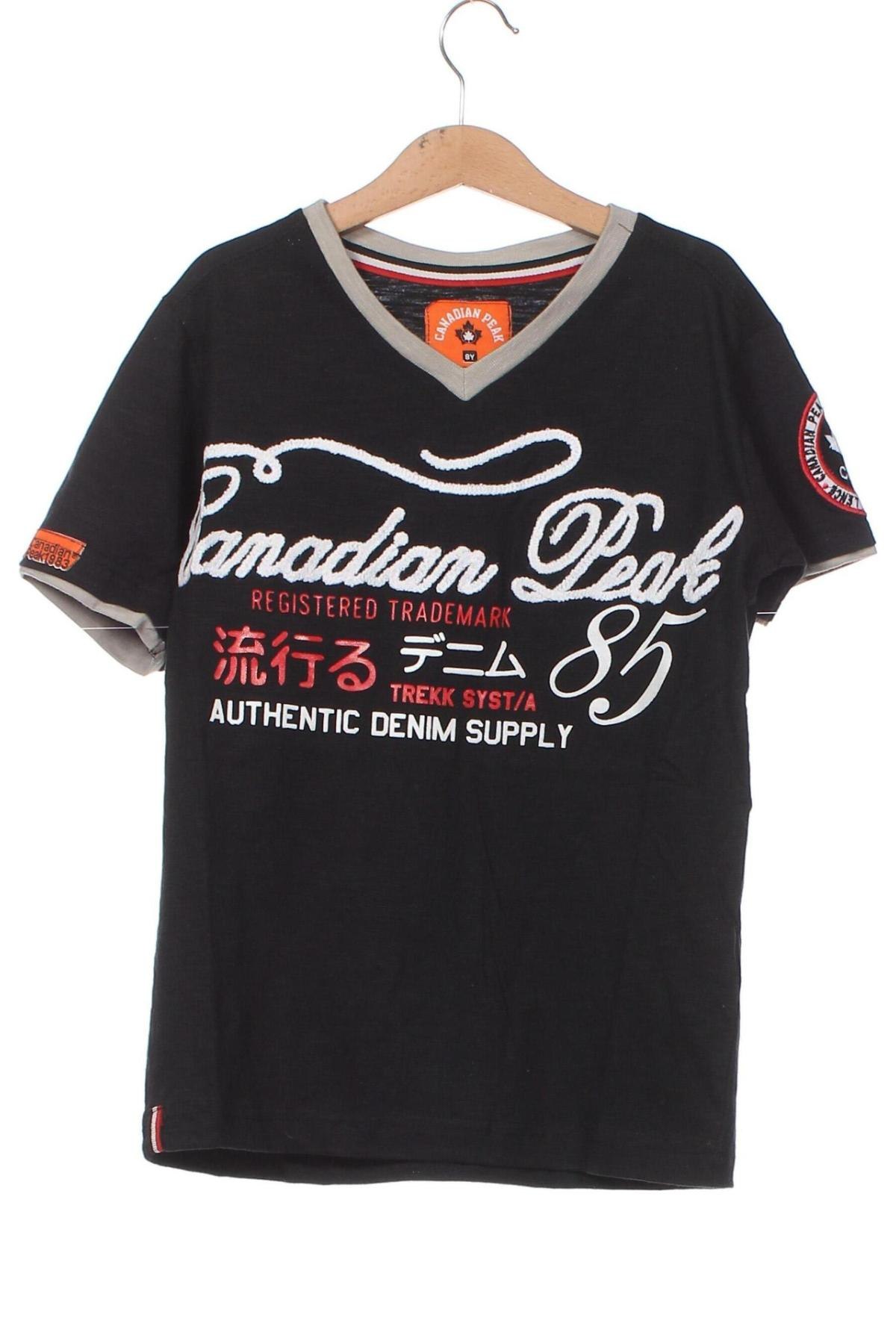 Detské tričko Canadian Peak, Veľkosť 7-8y/ 128-134 cm, Farba Čierna, Cena  20,10 €