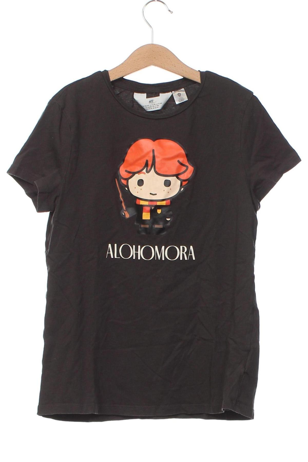 Kinder T-Shirt H&M, Größe 12-13y/ 158-164 cm, Farbe Grau, Preis 12,19 €