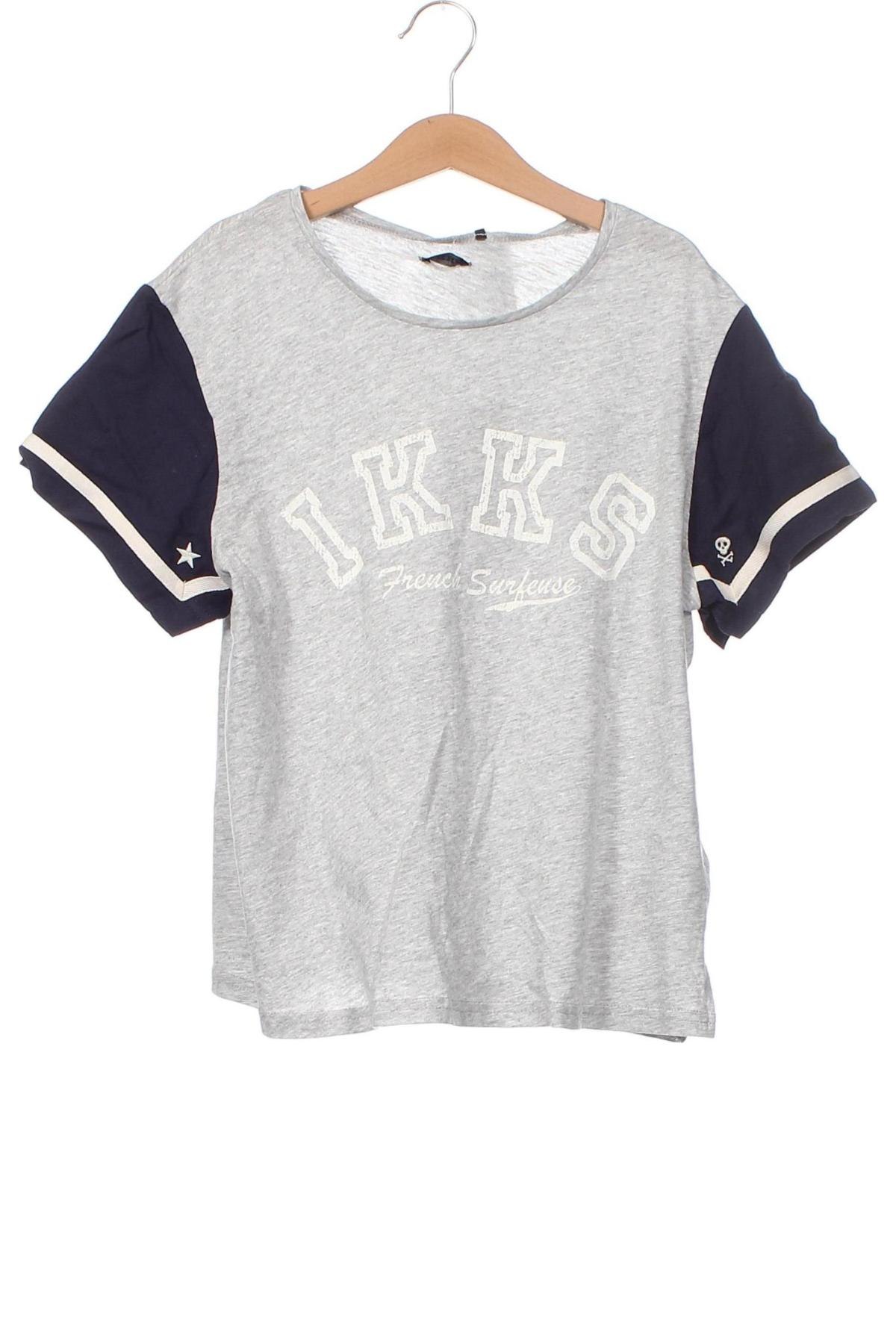 Kinder T-Shirt IKKS, Größe 11-12y/ 152-158 cm, Farbe Grau, Preis 5,34 €