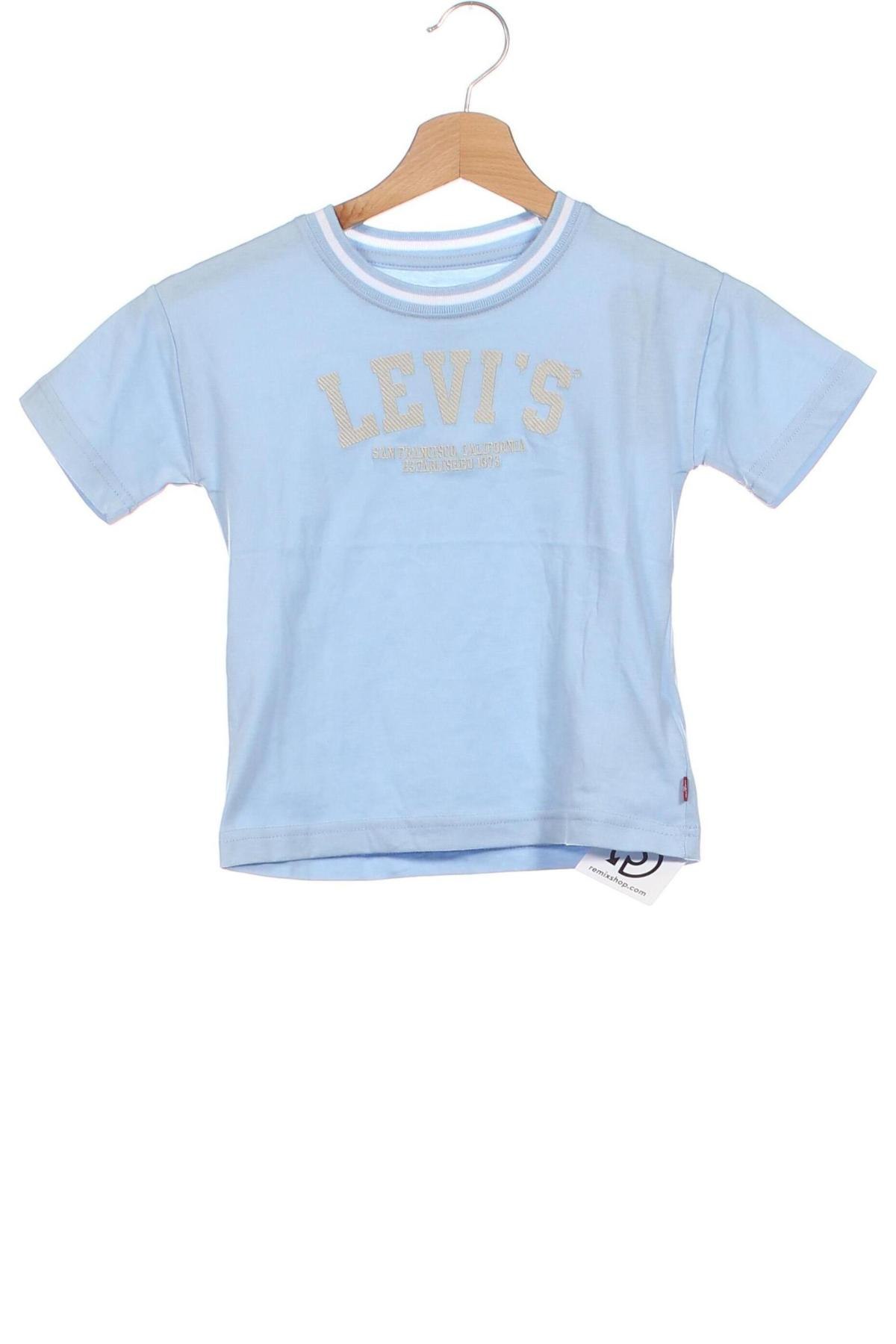 Παιδικό μπλουζάκι Levi's, Μέγεθος 2-3y/ 98-104 εκ., Χρώμα Μπλέ, Τιμή 27,84 €